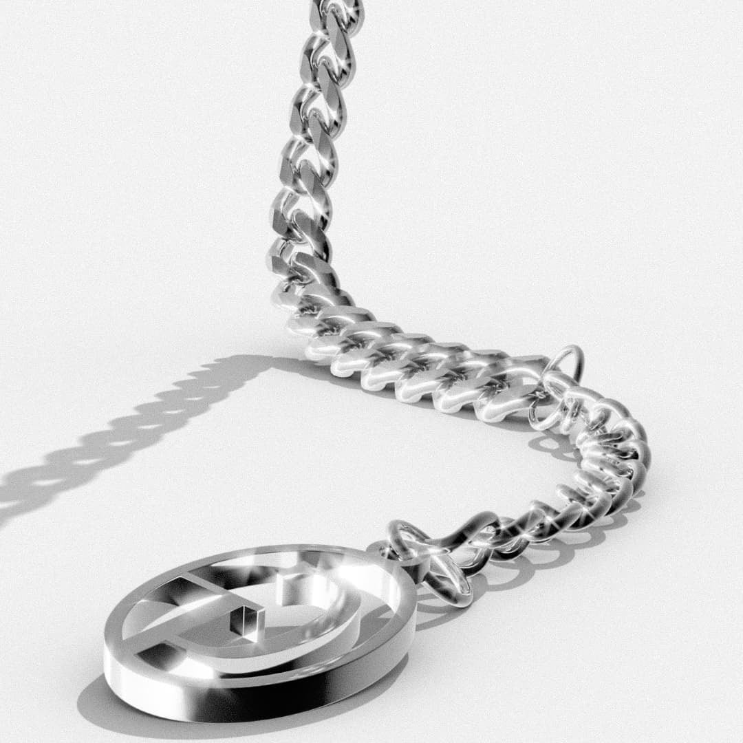 cuban link necklace（silver）#n6 | garcia