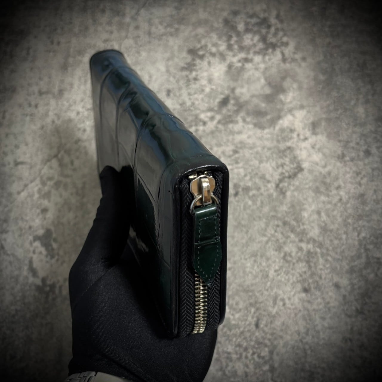 ※特別仕様 シャイニング クロコダイル × パイソン 長財布 ブラウン 証明書付 sankyo ファッション ※特別仕様 シャイニング クロコダイル