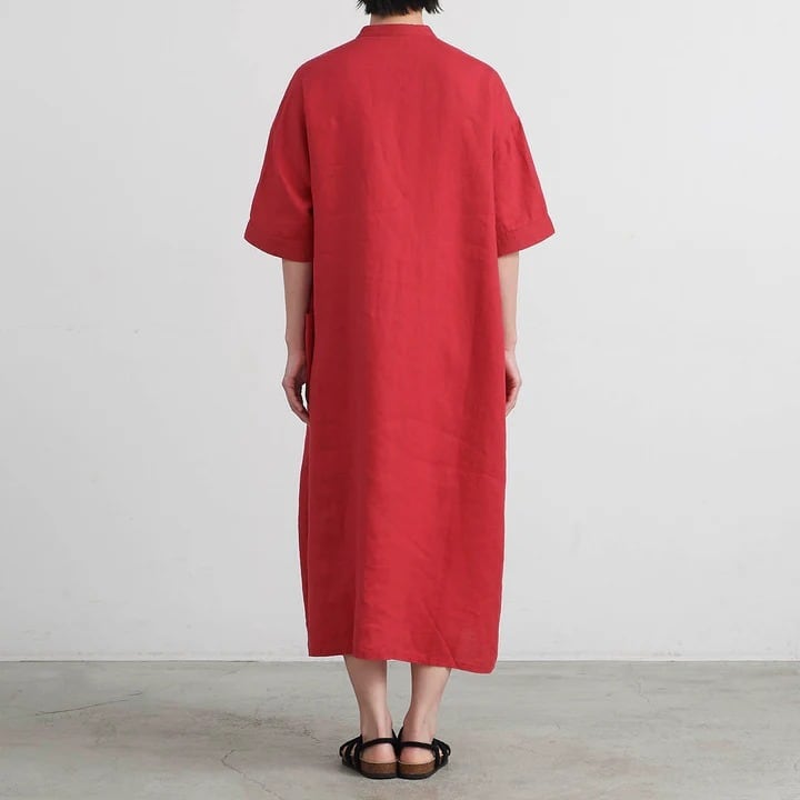 HEAVENLY ヘブンリー レディース ワンピース Linen Bandcollar