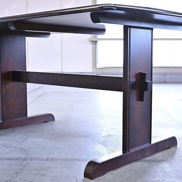 北海道民芸家具 机 高級さくら材 桜材 高級家具 北海道民芸家具 14万