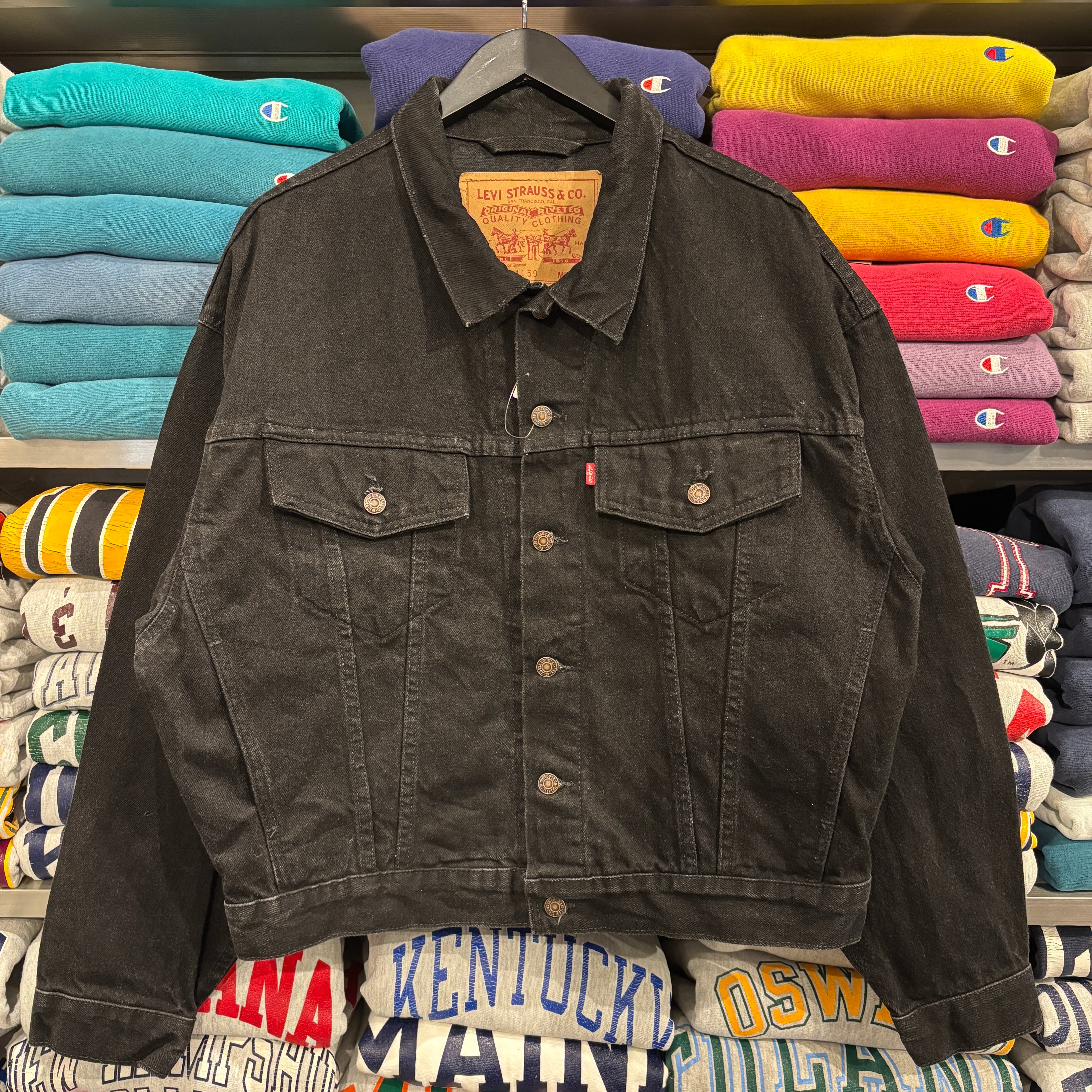 90s LEVI'S 70598 BLACK DENIM JACKET (MED) | BerBerJin / & BerBerJin