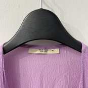 ETRO エトロ シルク100% カーディガン 羽織り サイズ 40 /パープル系/絹100%/イタリー製/エトロジャパン