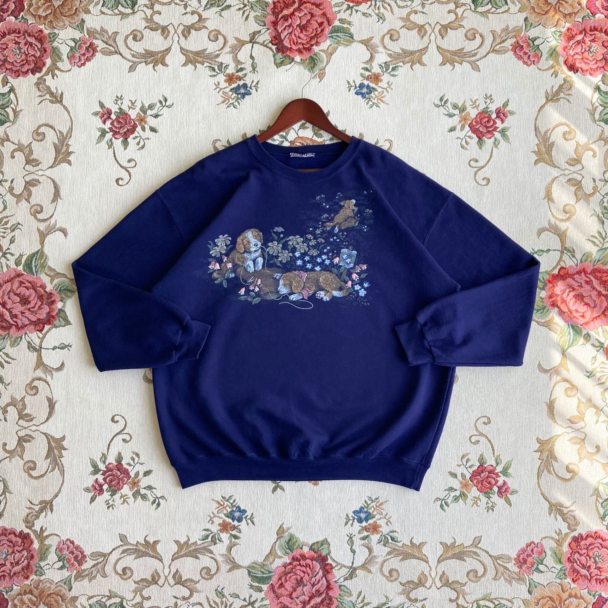 Animal print sweat shirt