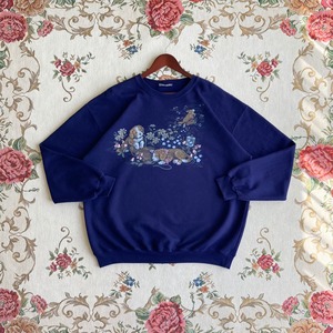 Animal print sweat shirt