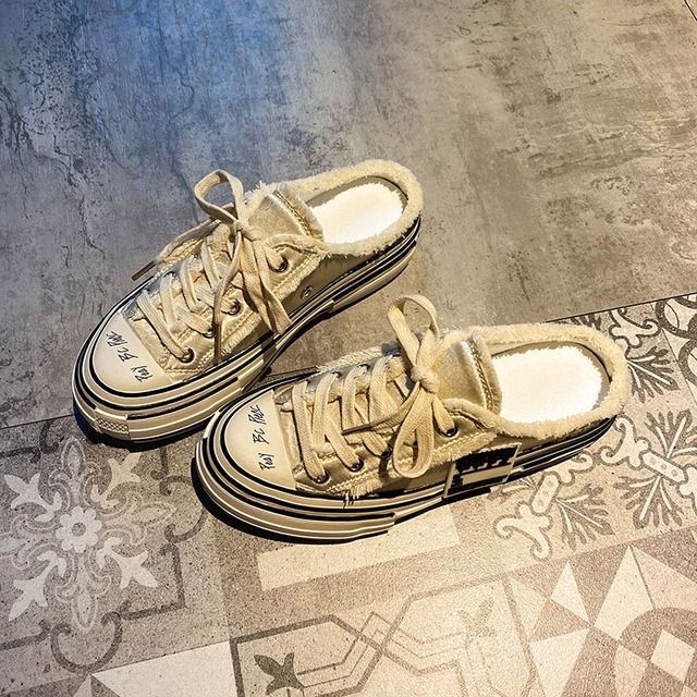 ミュールサマーレッドカジュアルサンダル 靴 シューズ 夏物 フェイクシューズ83685876043