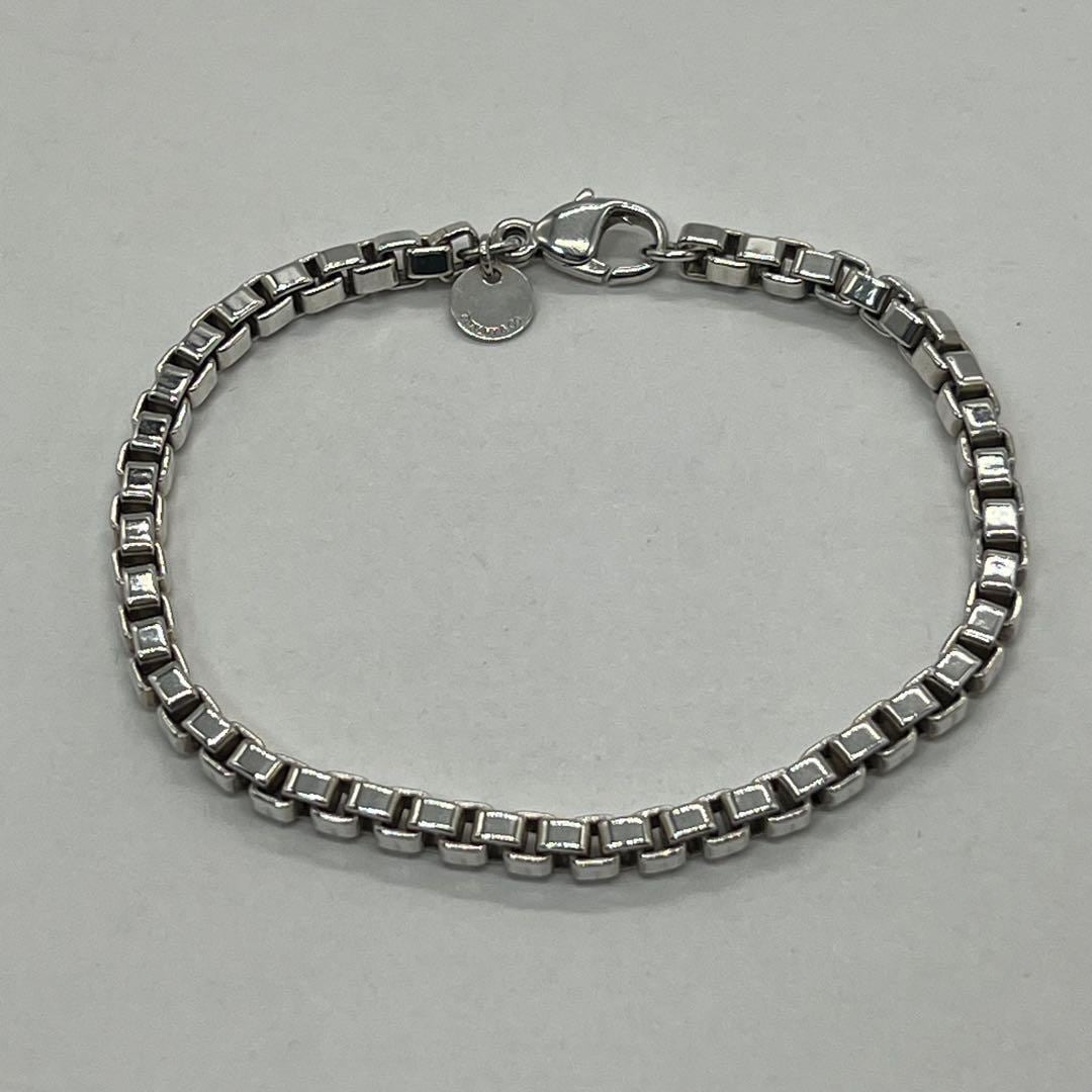 ティファニー TIFFANY ベネチアンチェーン ブレスレット SV925