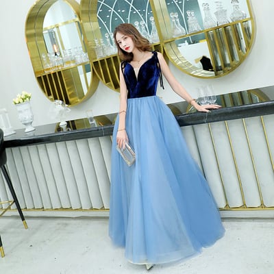 カラードレス 青/ブルー 上質オーガンジー キャミソール エレガント  