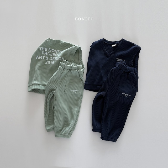 *即納* BONITO ワッフルセットアップ ジュニア