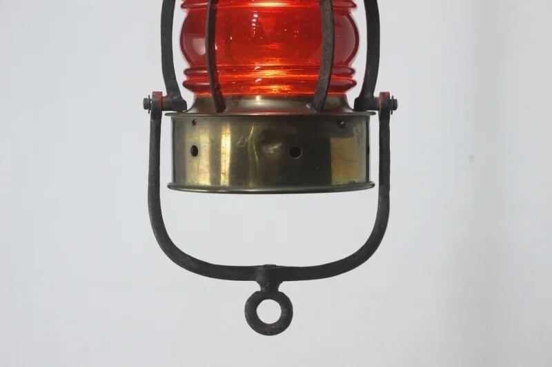 M1225606K 昭和39年 乙種紅燈（オイルランプ） 油灯 アンティーク品 