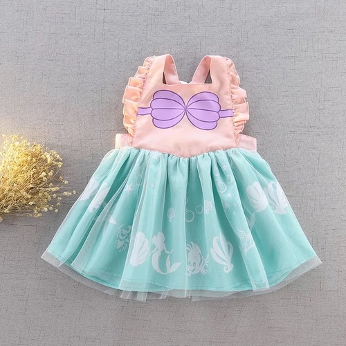 コスプレにも！アリエル風デザインエプロン♡ドレス ワンピース チュチュ 仮装