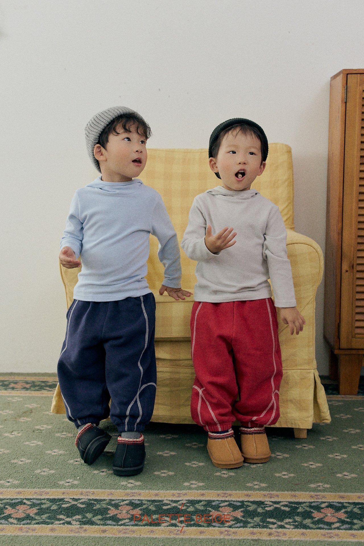 the beige［取寄］gairoppa jogger pants 26winter