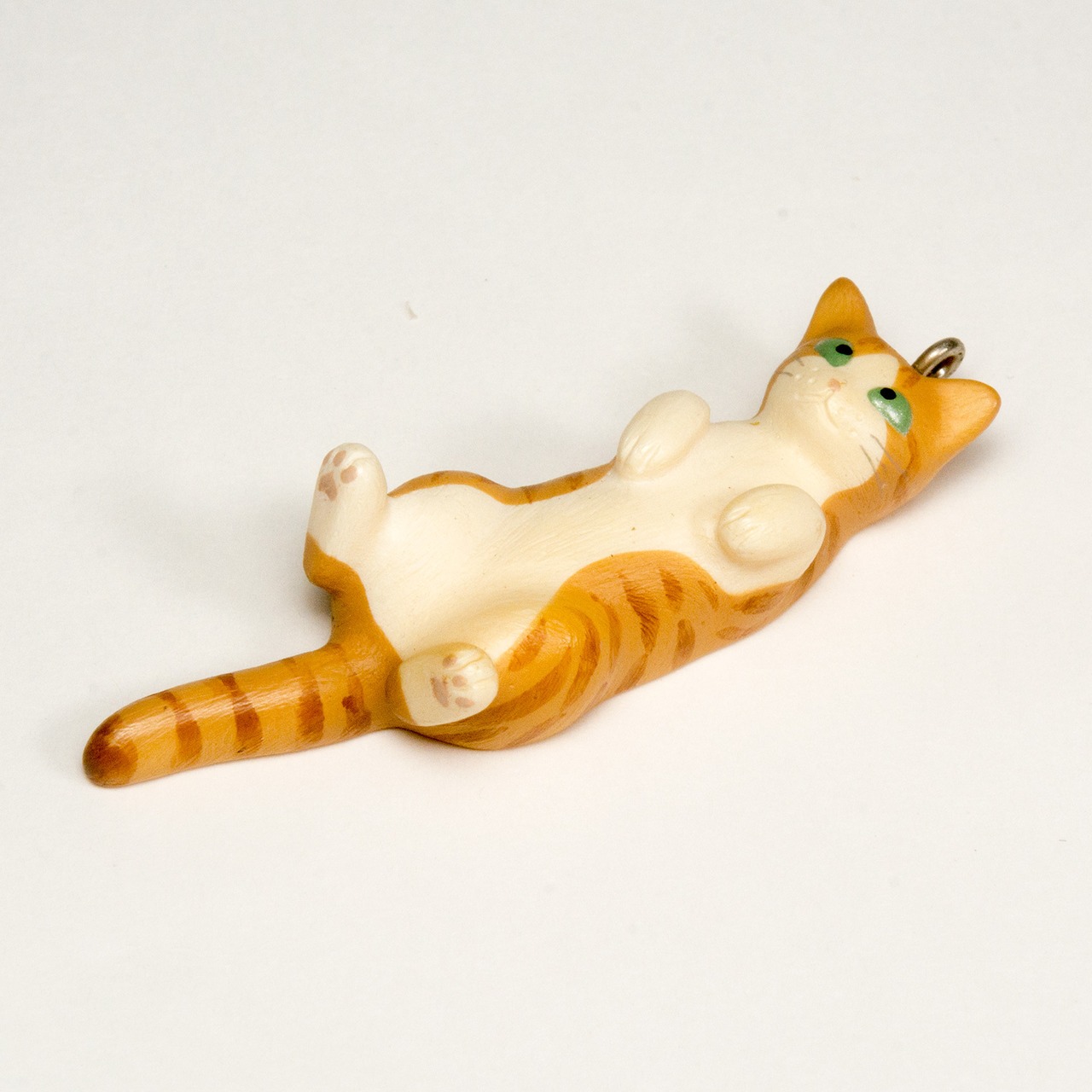 ペットラバーズ 猫どん LadyCat vol,7 茶トラ白 ビーズ ストラップ N-2702