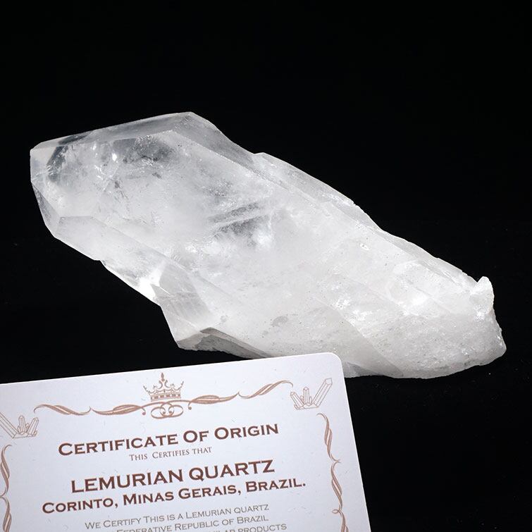 水晶 クラスター ブラジル ミナスジェライス州 コリント産 レムリアンシード 証明書付属 一点物 282-222