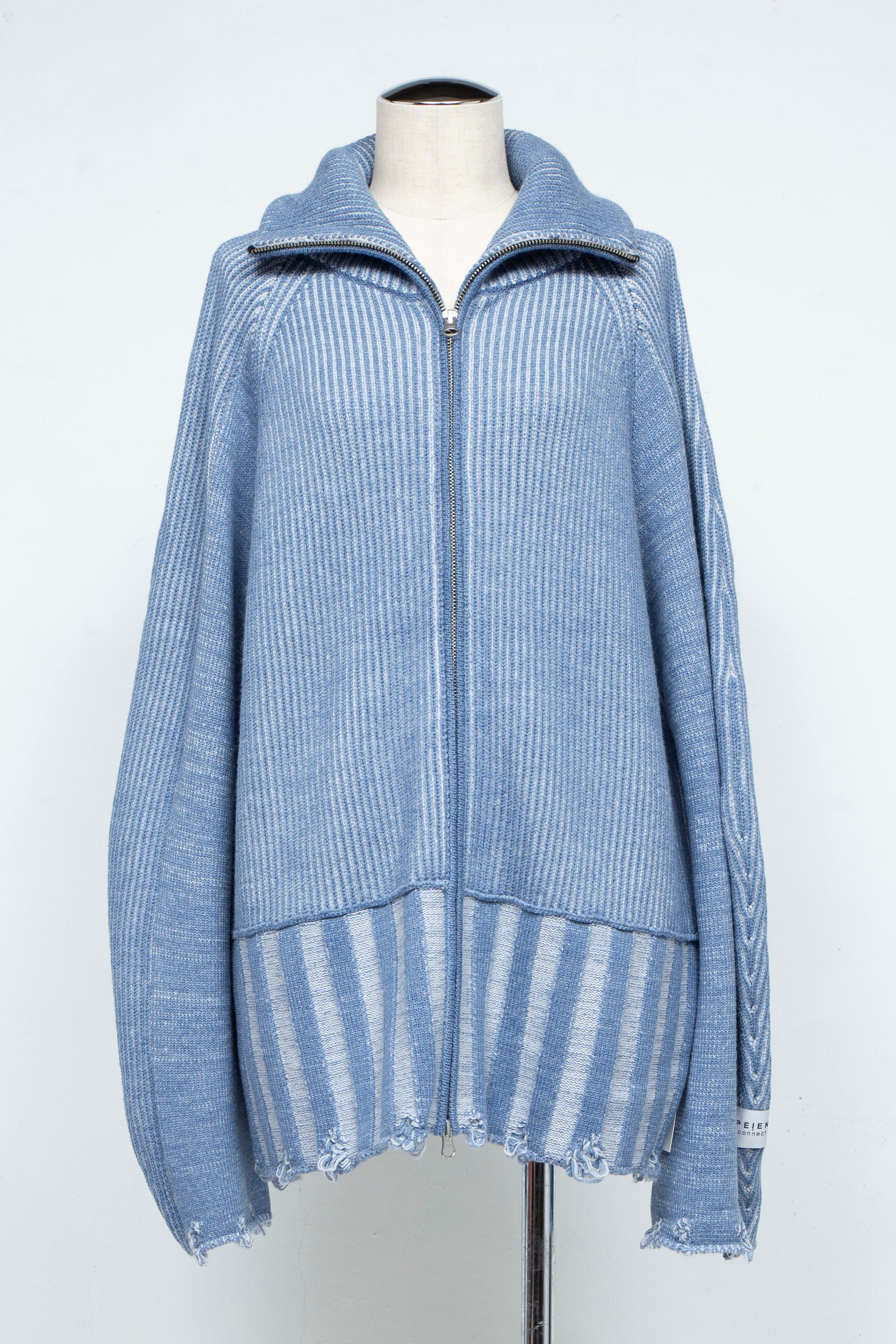 リバーシブル Zip knit coat '新色' | PEIEN ONLINE STORE リバーシブル Zip knit coat '新色' | PEIEN ONLINE STORE