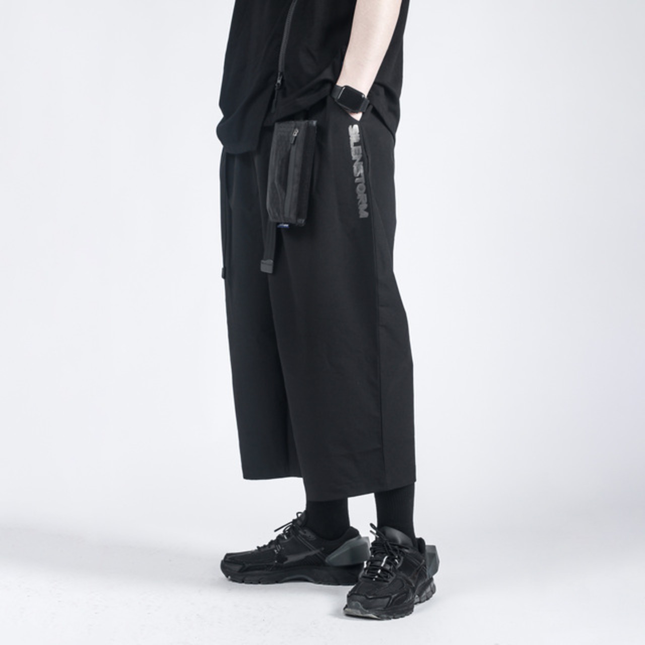 SILENSTORM サムライクロップドハカマパンツ