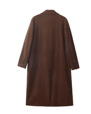 ロングコーデュロイコート A0705