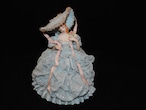 西洋人形 Blue lace dress doll (Made in U.S.A)
