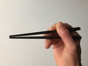 四角箸 15cm【子ども用/1〜4才】（紫檀）　Square chopsticks (Rose wood)