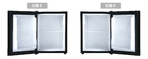 A-Stage 1ドア冷蔵庫 40L ミラーガラス／ペルチェ式：ブラック (PR03A-40MG)