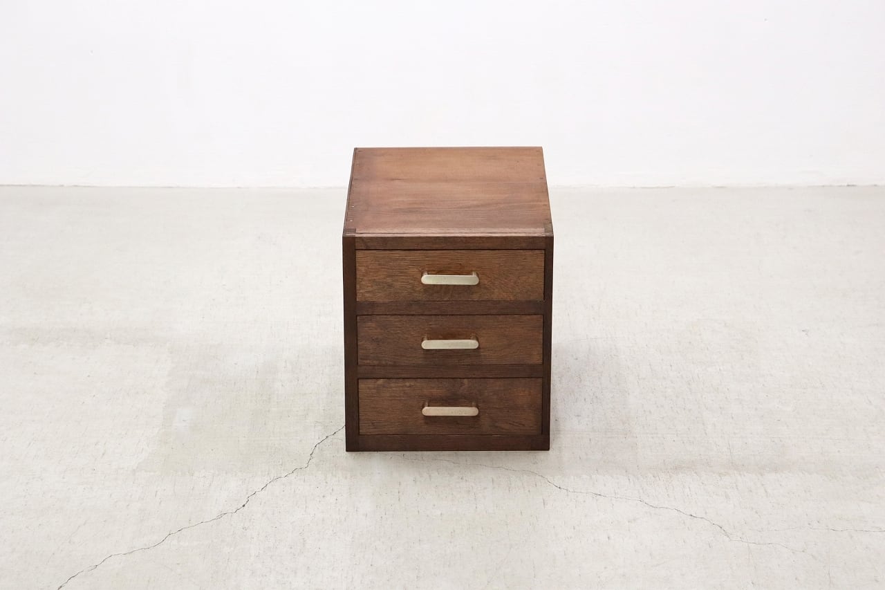 沼津店】レトロ 3杯 小引き出し A4 収納 抽斗 書類 小物入れ