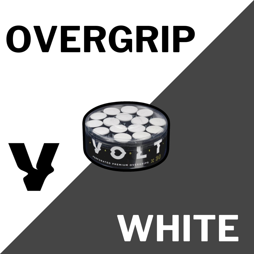 【グリップテープ】PERFORATED OVERGRIPS WHITE(1BOX/30枚入り)【パデル】