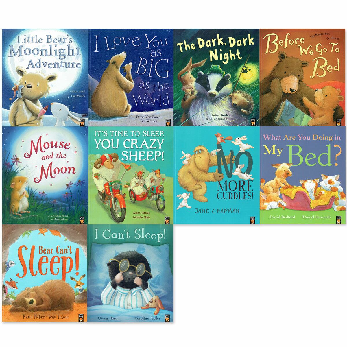 リトルタイガーとおやすみ! 大きな動物絵本10冊セット