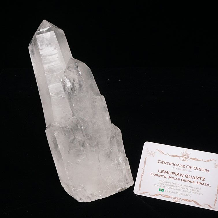 水晶 クラスター ブラジル ミナスジェライス州 コリント産 レムリアンシード 証明書付属 一点物 282-563