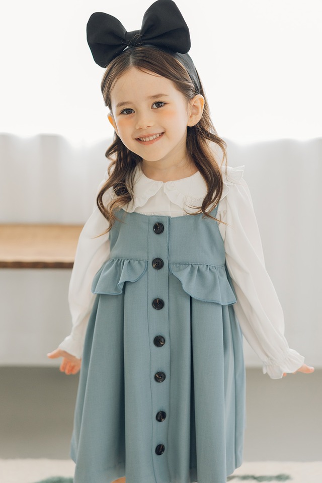 【今だけモニター価格♡】ジャンパースカート×アリス風リボン　２点SET