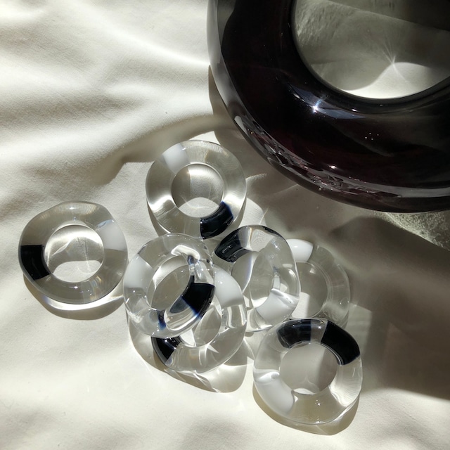 【桐谷美玲様着用】mono glass ring