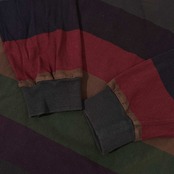 90s LANDS' END ランズエンド ボーダー ラガーシャツ ポロシャツ XL/大きいサイズ/メンズ/ラグビー/ビンテージ