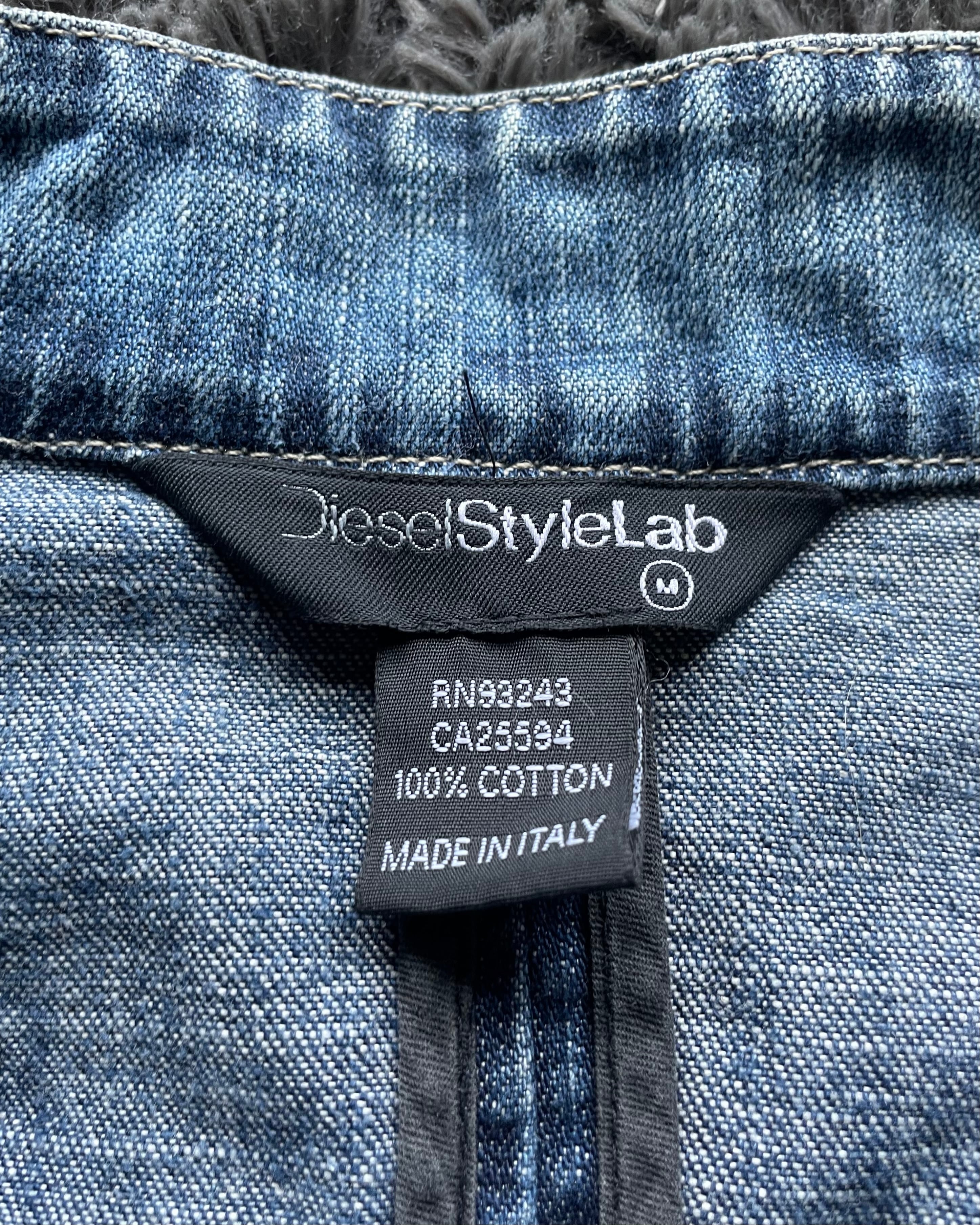 2000s diesel style lab denim jacket | ether