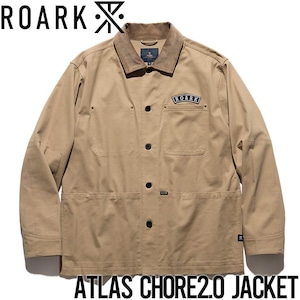 カバーオールジャケット THE ROARK REVIVAL ロアークリバイバル ATLAS CHORE2.0 JACKET RJJ1003 KHAKI 日本代理店正規品L