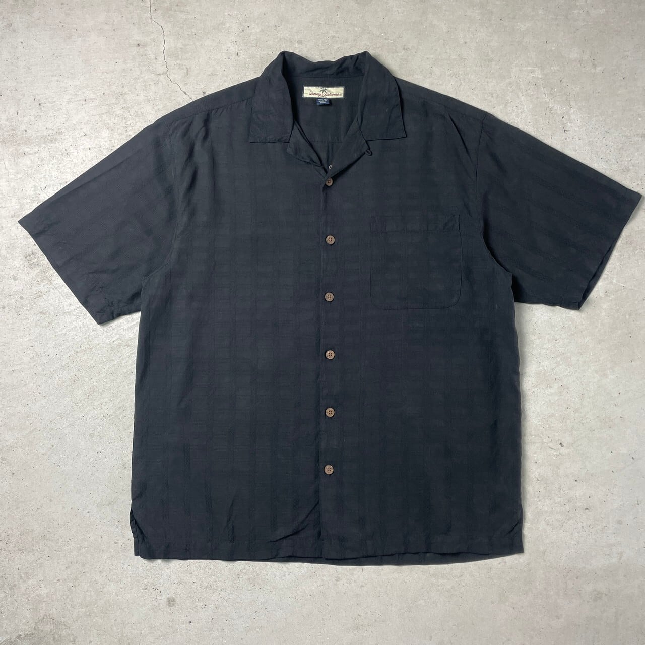 Tommy Bahama トミーバハマ 半袖 シルク ゴルフ カクテル バック刺繍