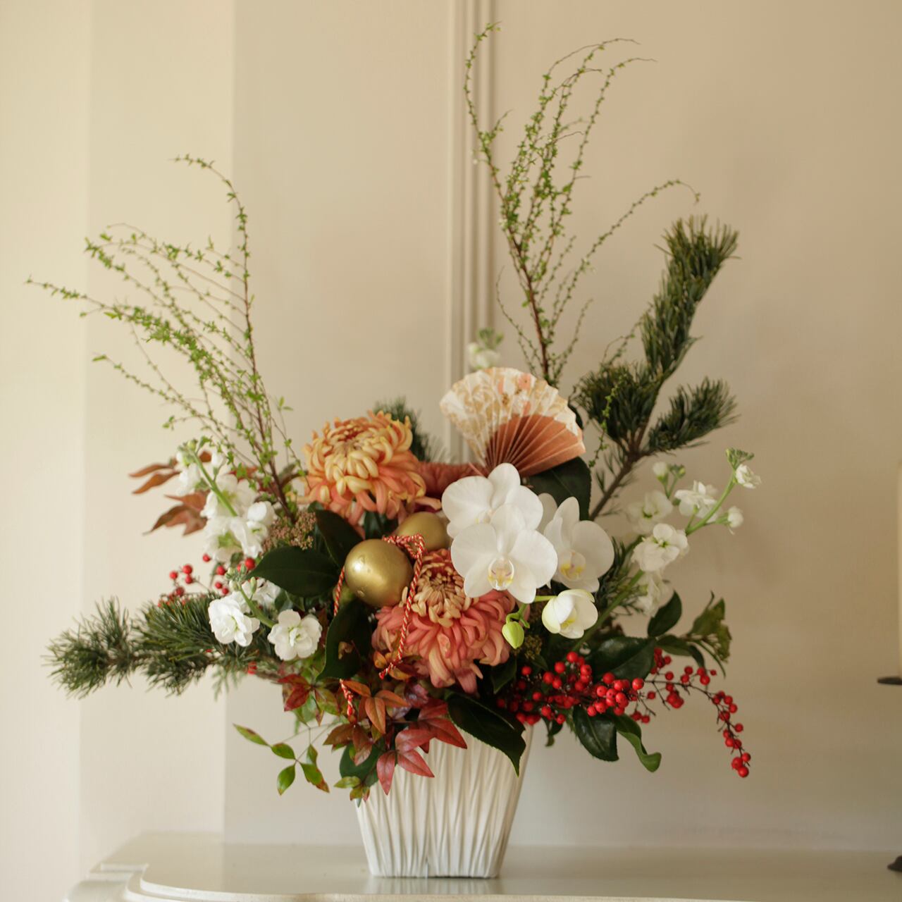 お正月アレンジメント 2024 | フラワーショップ Bremen Flower Japan