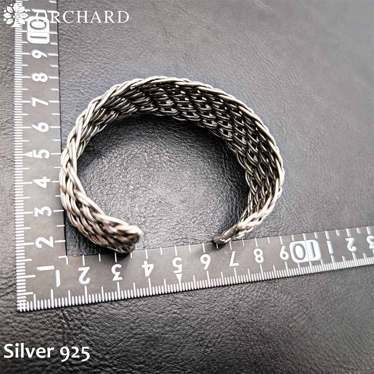シルバー925 バングル Silver 925 メンズ レディース 編み込み