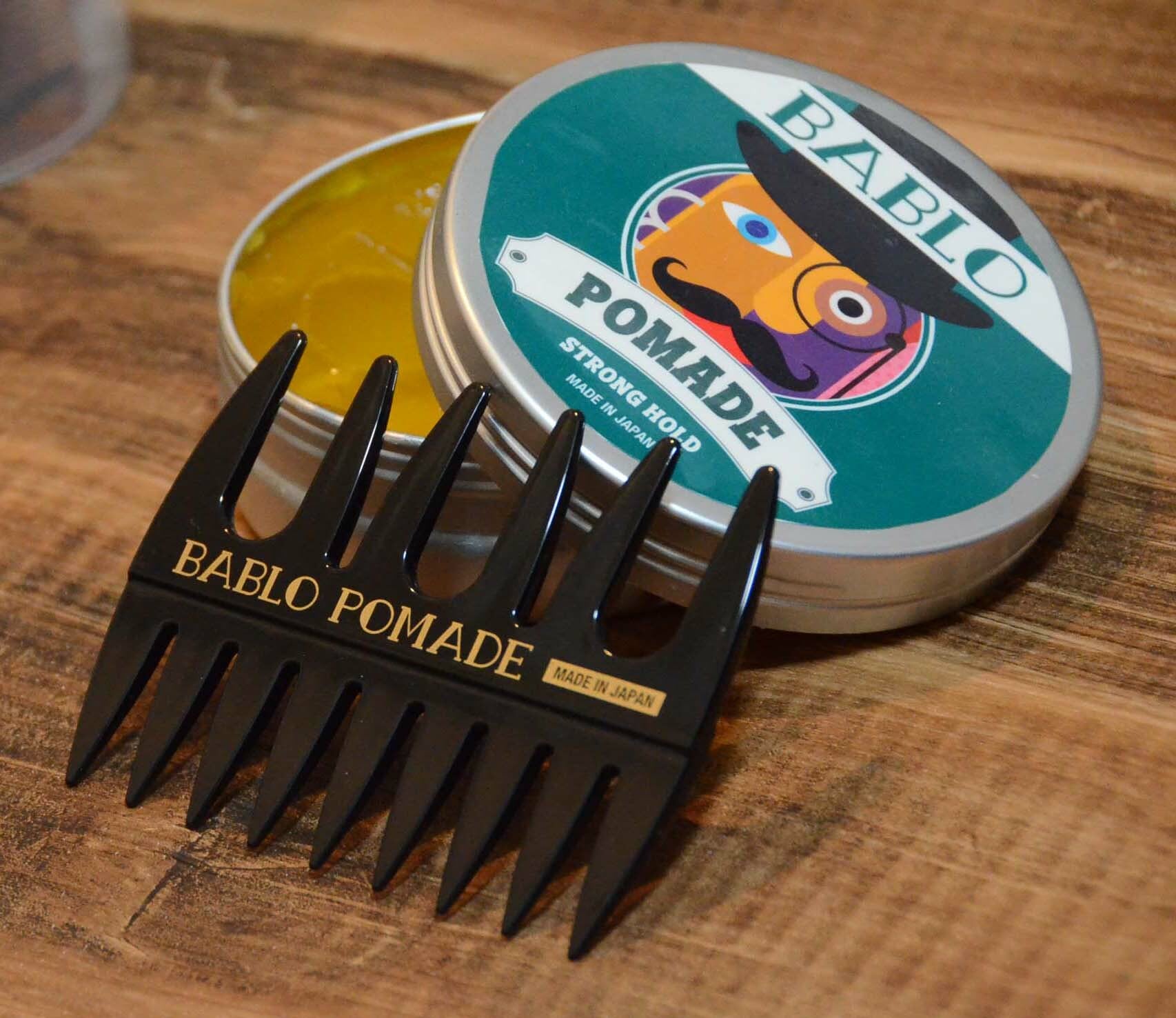 セット商品】バブロポマード ストロングホールド＆メッシュコーム櫛