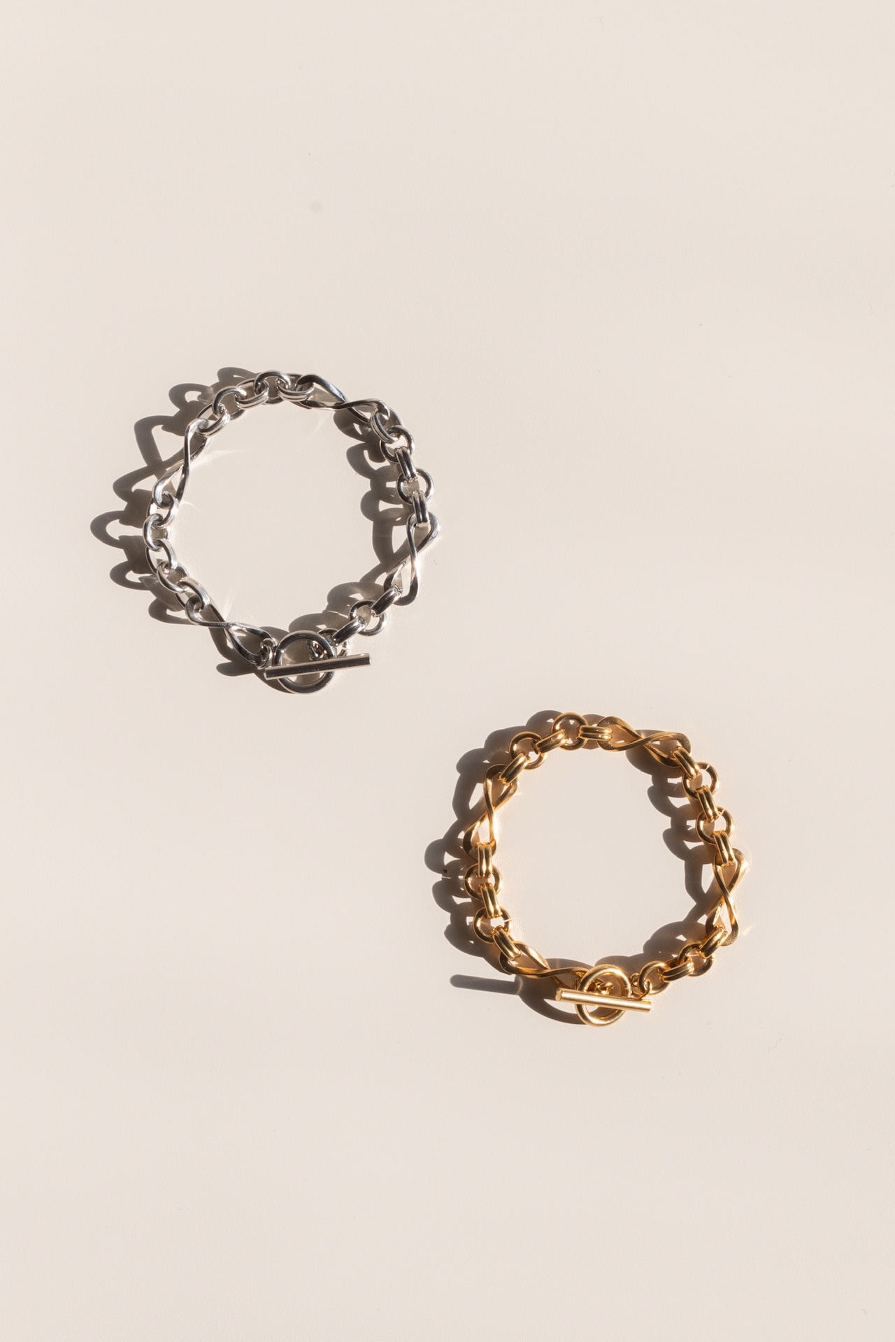 『繋がりの軌道』 orbit chain bracelet