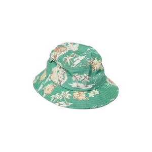 LITE YEAR Hawaiian Bucket Hat - Green