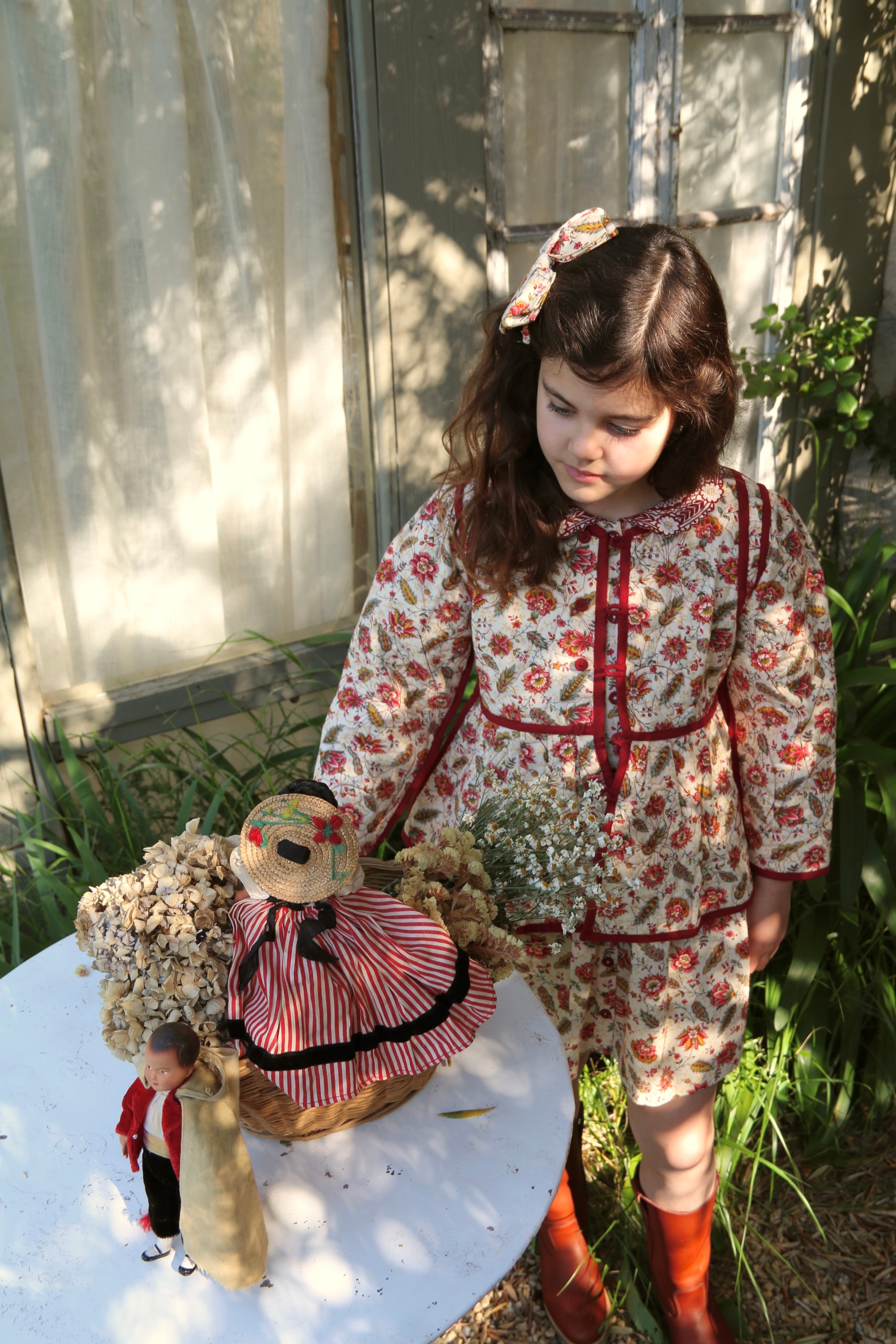 BONJOUR DIARY Quilted jacket Aline print 8-12y | RESONASON