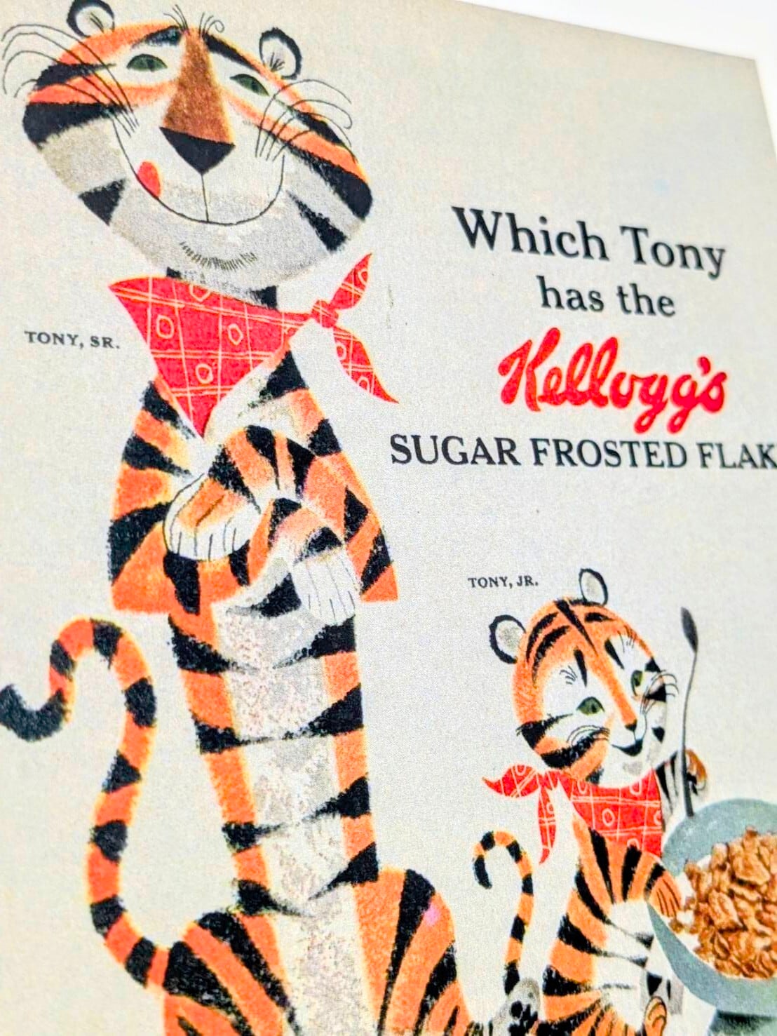 【 Kellogg's Tony the Tiger （ケロッグ・トニー ザ タイガー）】 POST CARD ポストカード〚アメリカン雑貨 アメトイ〛