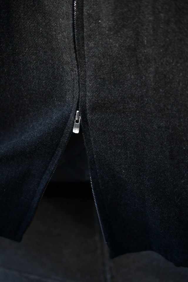 BISOWN / ALASHAN CASHMERE ZIP UP BLOUSON (Charcoal Gray)