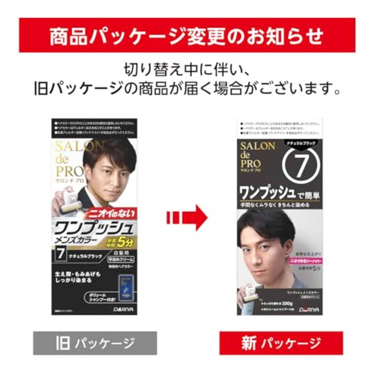 サロンドプロ 白髪染め ワンプッシュ メンズカラー 6 ダークブラウン [医薬部外品]