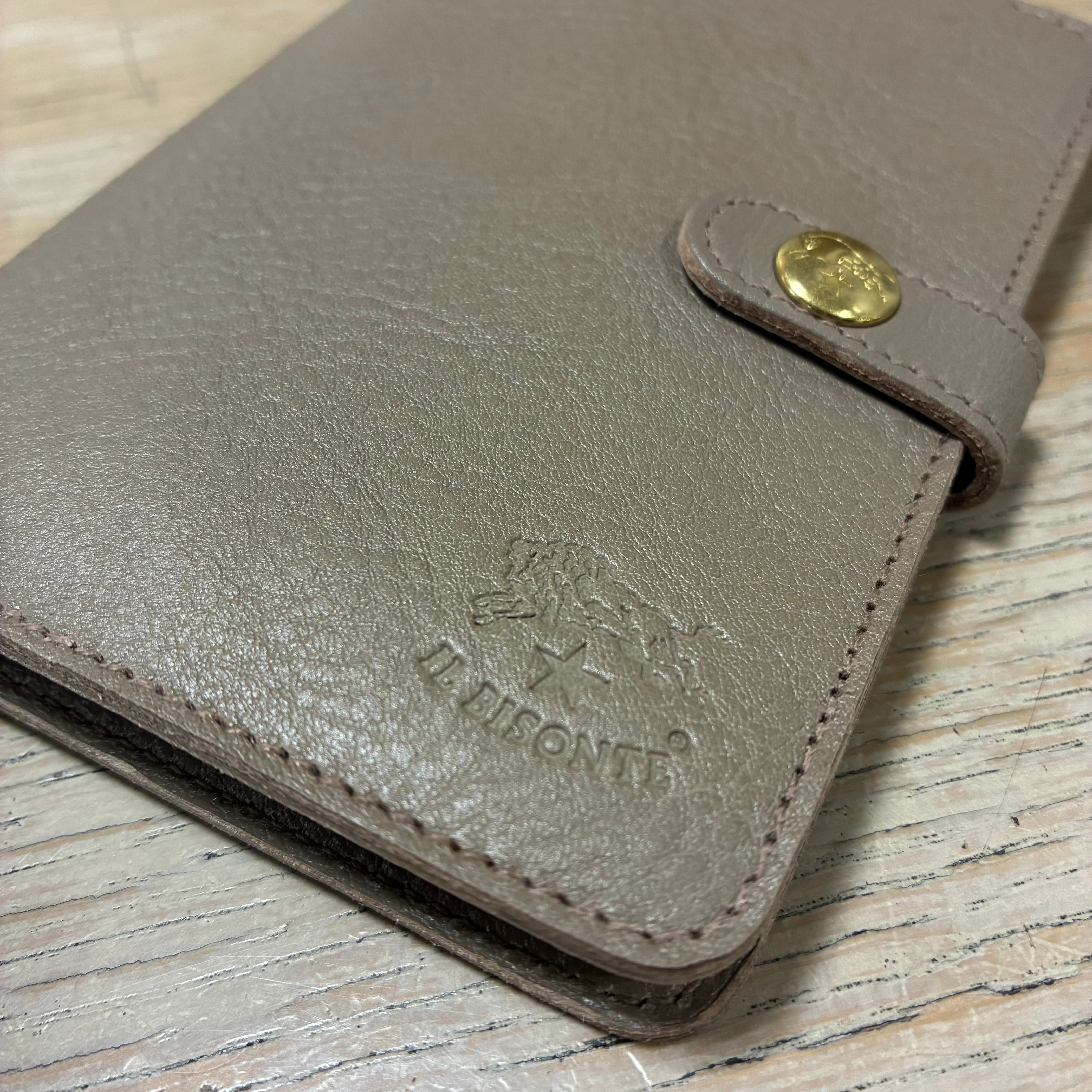 IL BISONTE イルビゾンテ 2つ折り財布【54262305641】 (COL グレー
