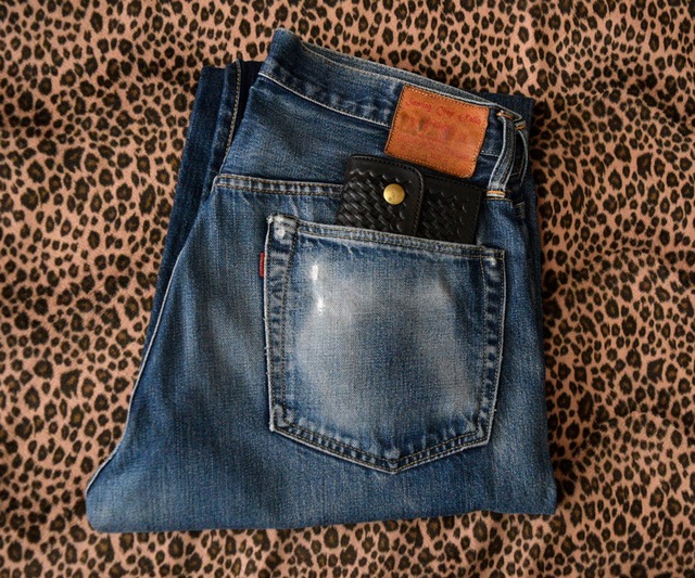 ALFONSO'S  OF HOLLYWOOD LEATHER TRUCKER WALLET