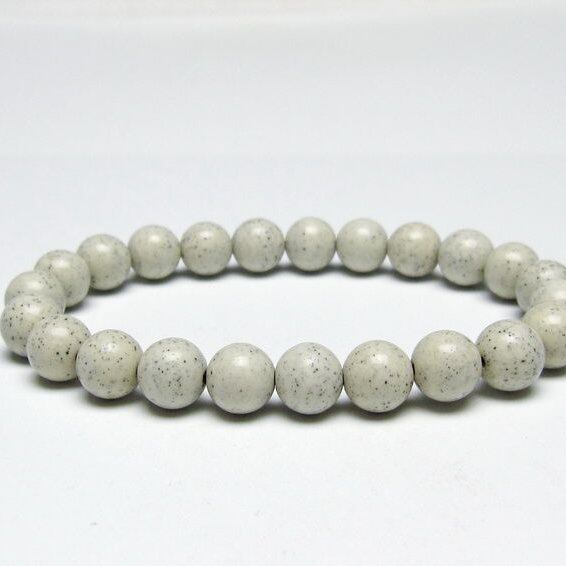 北投石 ブレスレット 9mm 一点物 メール便可 111-50309