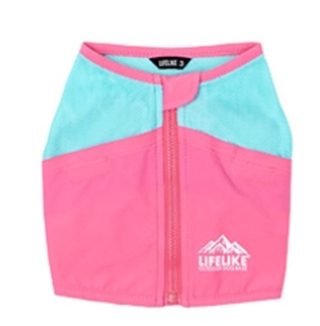 犬服　ICEビタミンカラーベスト　保冷剤付き　［FB-M号〜］