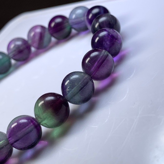 A58.美しい色合い♪グラデーションフローライト ブレスレット