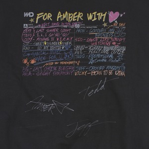 【WE11DONE】BLACK CASSETTE SWEATSHIRT