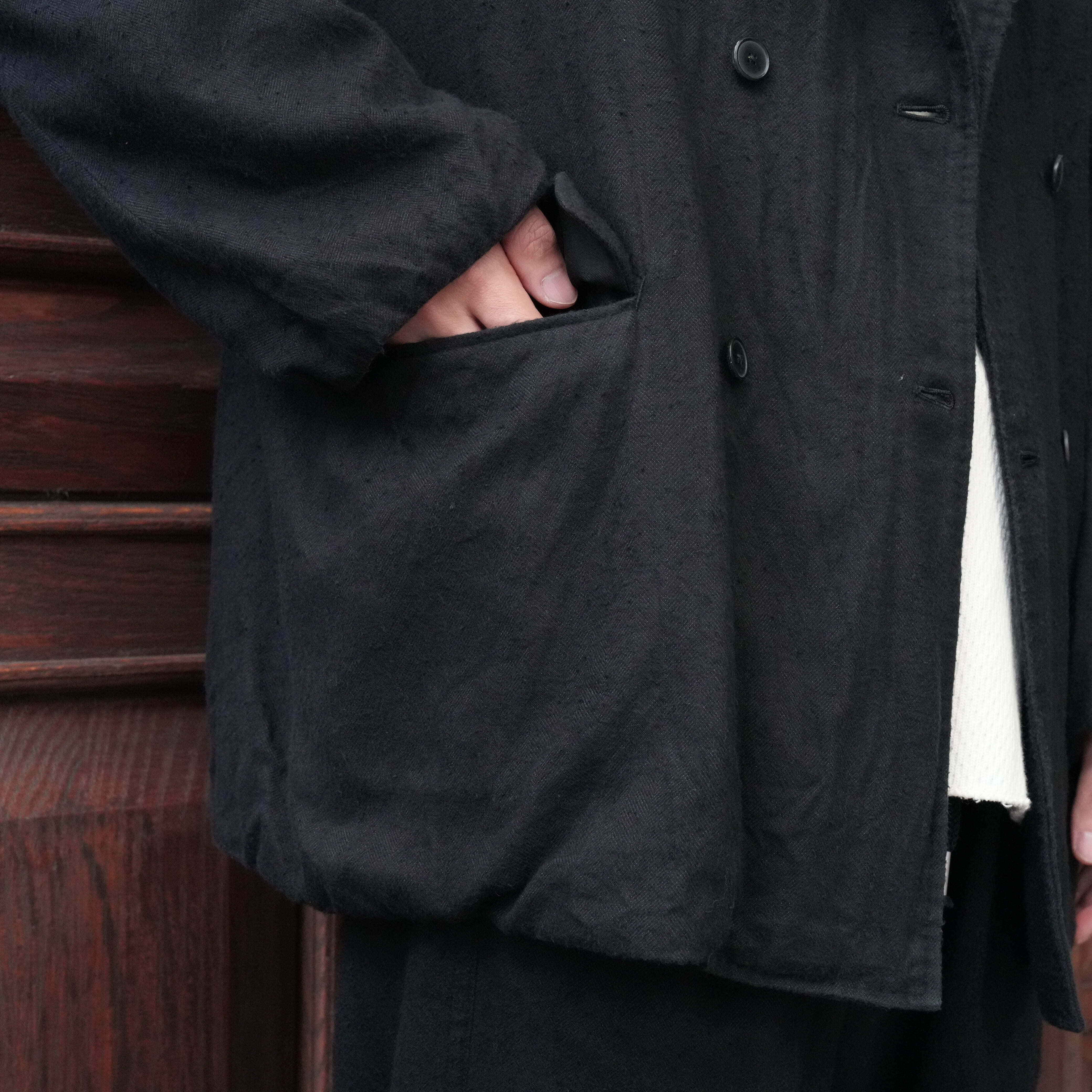 MAATEE&SONS マーティーアンドサンズ リネンジャケット 黒 サイズ3 New Arrival】 MAATEE&SONS (マーティーアンドサンズ) スラックス