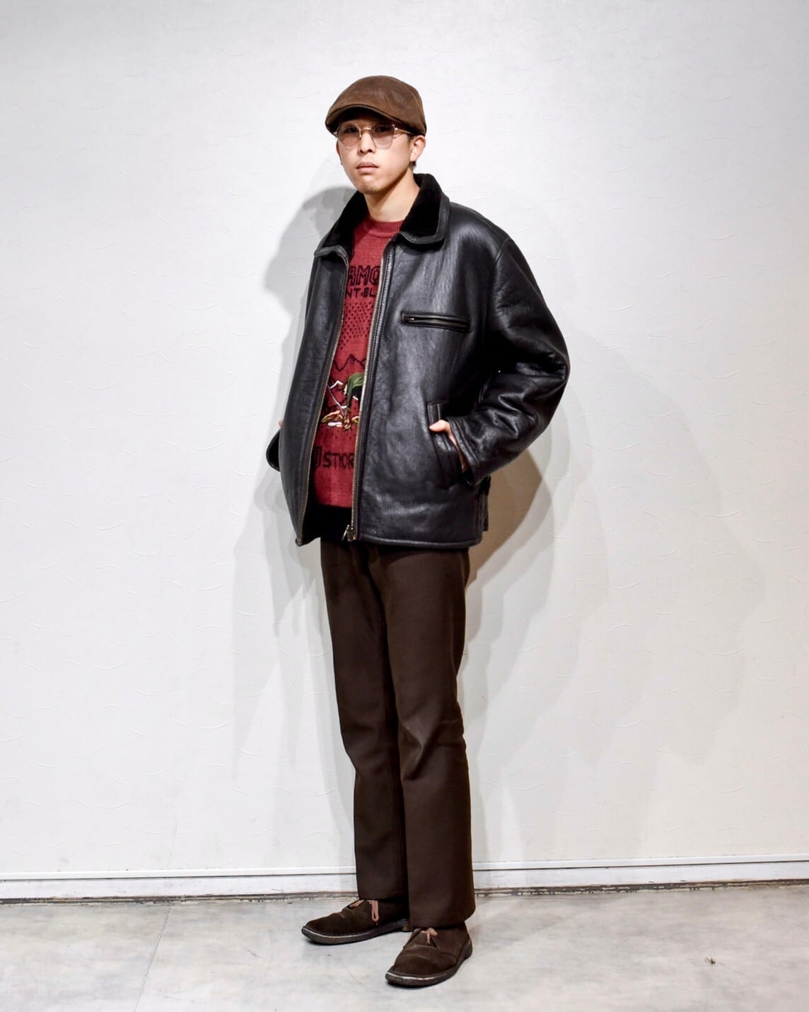 Euro Vintage - Jacquard Patch Knit (size-M) ¥12000+tax Euro Vintage - Jacquard Patch Knit (size-M) ¥12000+tax